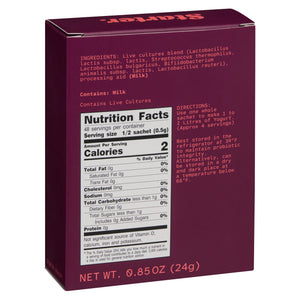 Probiotic Yogurt Starter Culture - Includes Reuteri - 12 sachets