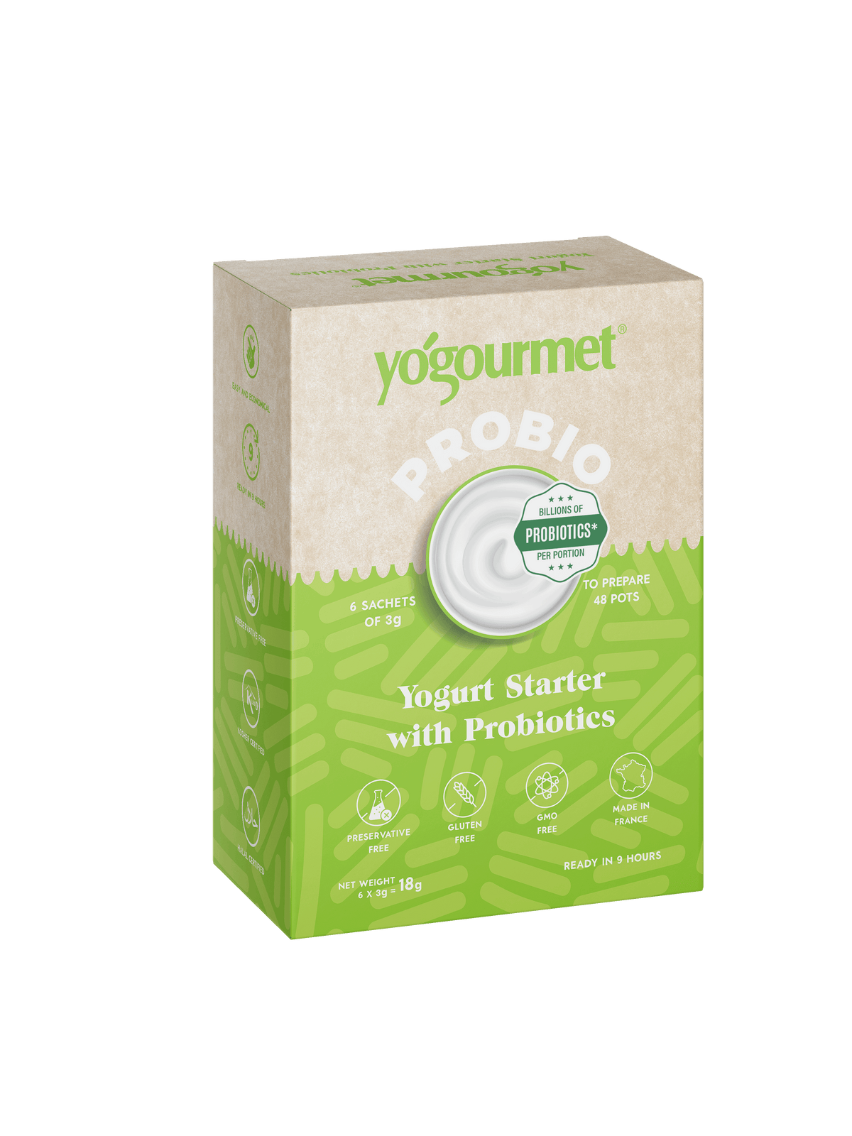 Yogourmet 'Immune Booster' Probiotic Starter | Three Pack | 18 x 3g Sachets