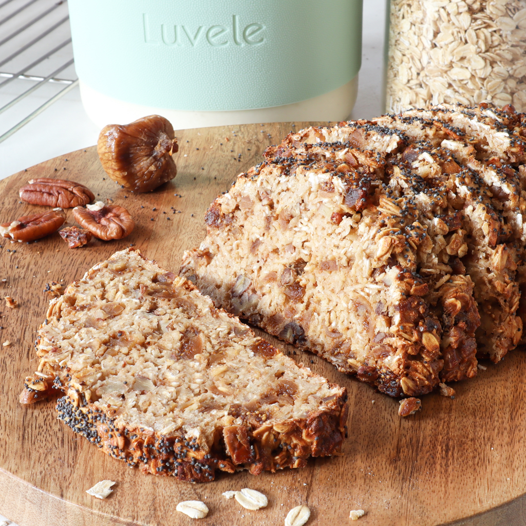 Fig, yogurt oat bread