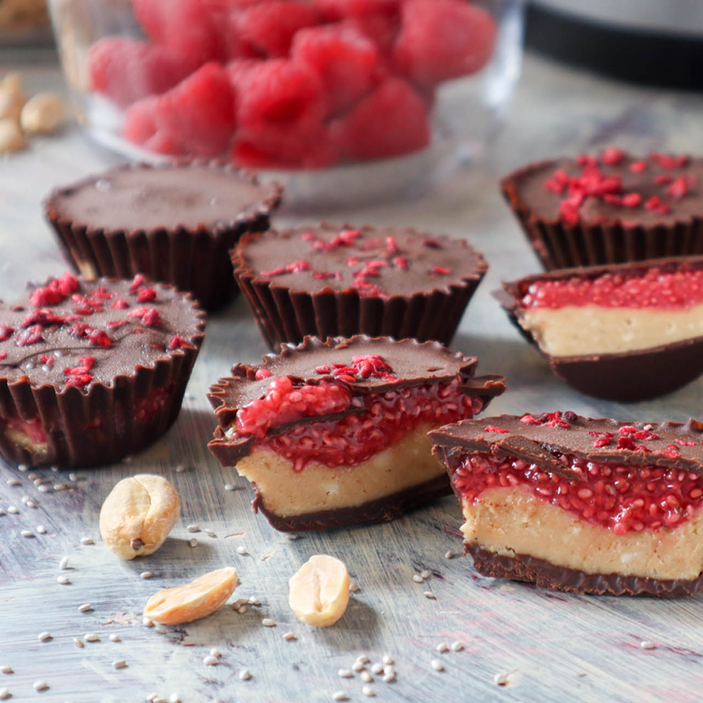 PB & J chocolate cups