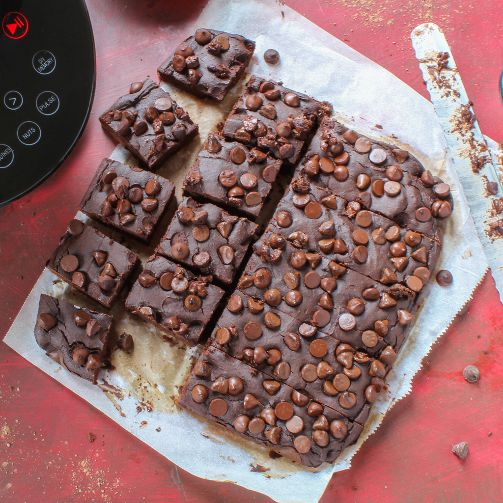 Flourless Blender Black Bean Brownies