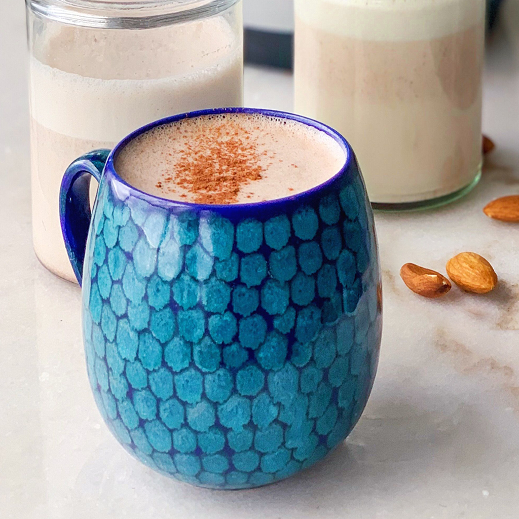 Chilli cacao & chai spiced homemade almond milk