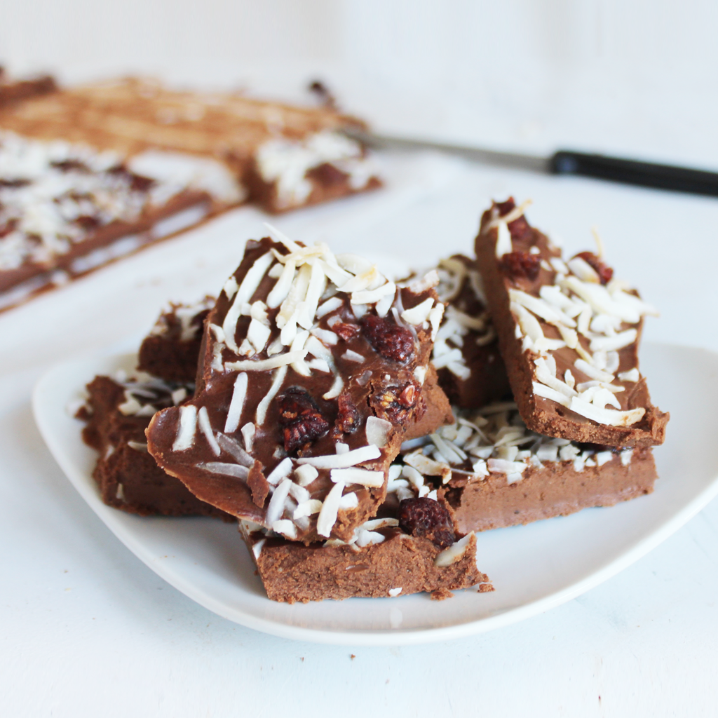 Cultured coconut cream chocolate bark fudge