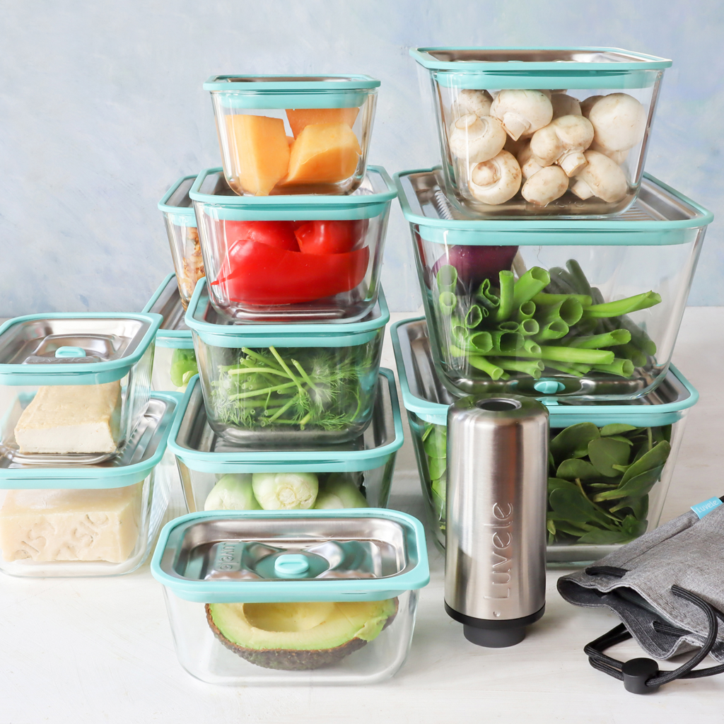 Vacuum Container Medium Fresh for longer, plastic free vacuum containers - Luvele CA