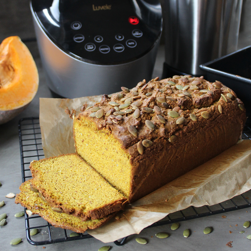 Savoury Pumpkin & Turmeric blender bread (SCD, GAPS, PALEO)