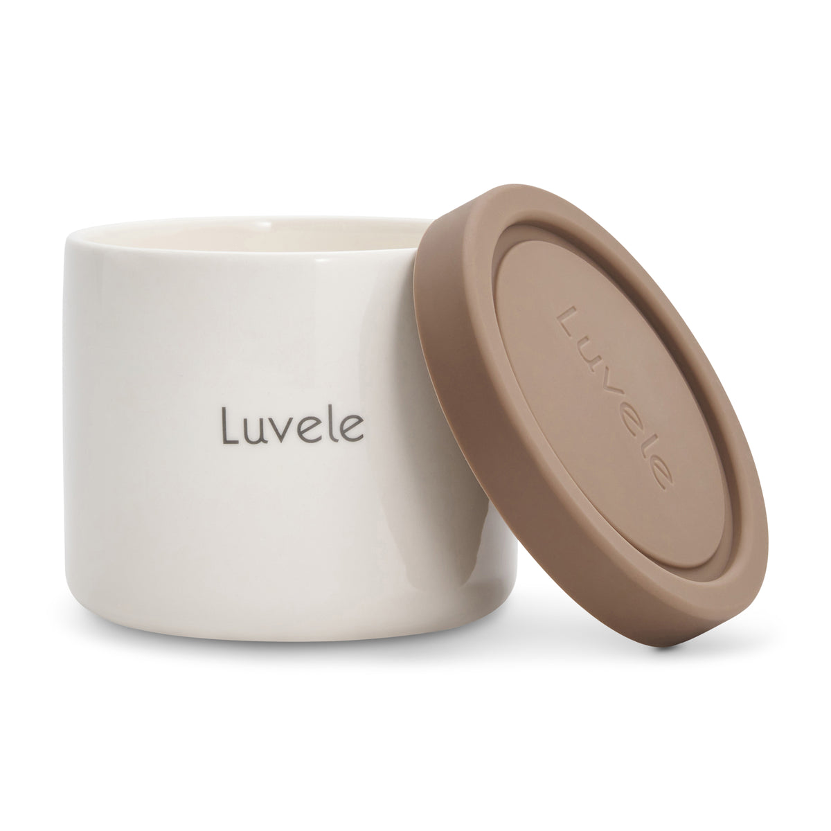 Luvele 4 x 400ml | (4 x 13.5oz.) ceramic yogurt jars | Compatible with Pure Yogurt Maker