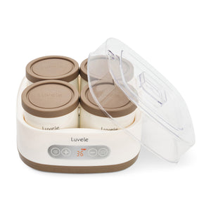 Luvele Pure Yogurt Maker | 4x 400ml (4x 13.5oz.) Jars 1.5L Capacity