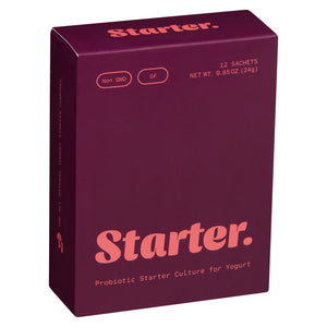 Probiotic Yogurt Starter Culture - Includes Reuteri - 12 sachets