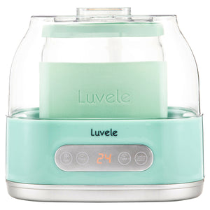 Luvele Pure Plus Yogurt Maker | 2.1qt (2L) Glass Container SCD & GAPS Diet